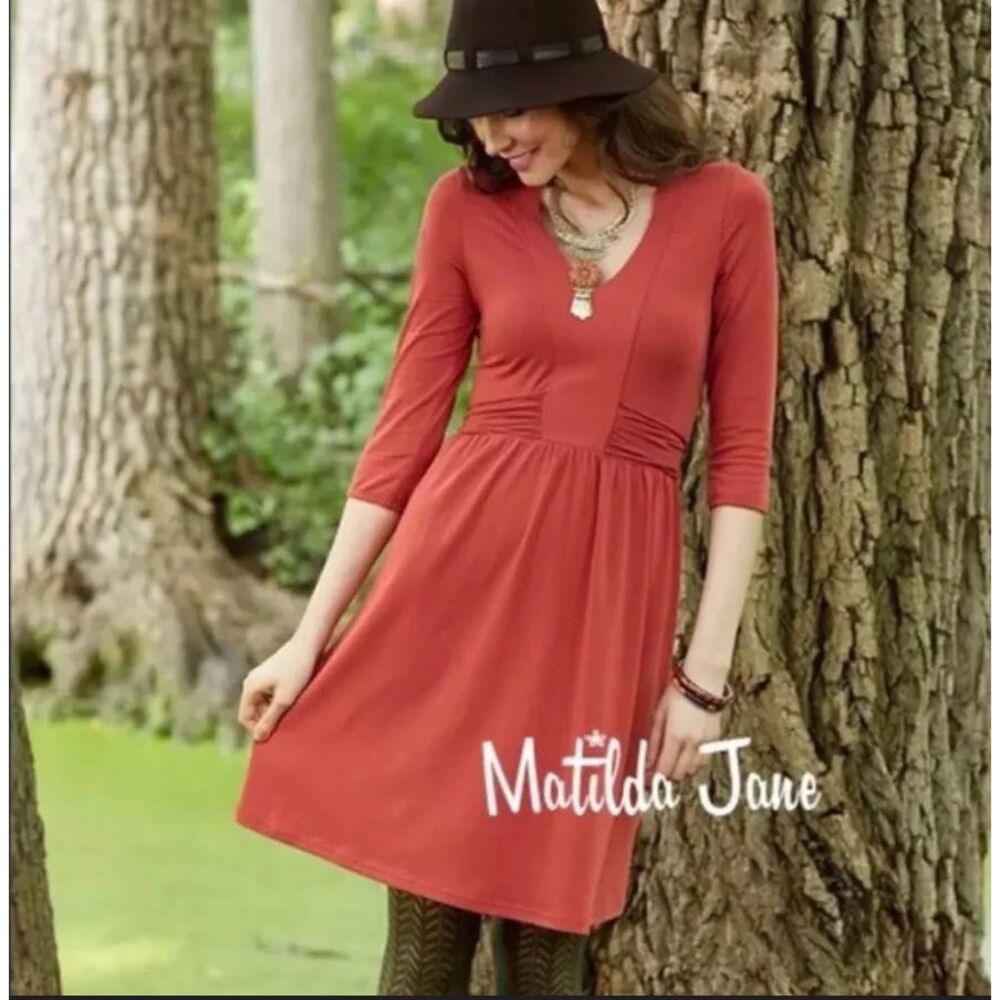Matilda Jane Changing Leaves, Kimono, Rust Colored  size‎ Medium